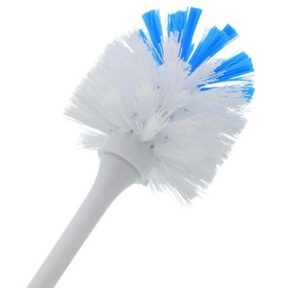 Toilet Bowl Scrub Brush 2 Pack 15" Heavy Duty Cleaning Brushes Home Cleaning Set - Picture 3 of 3